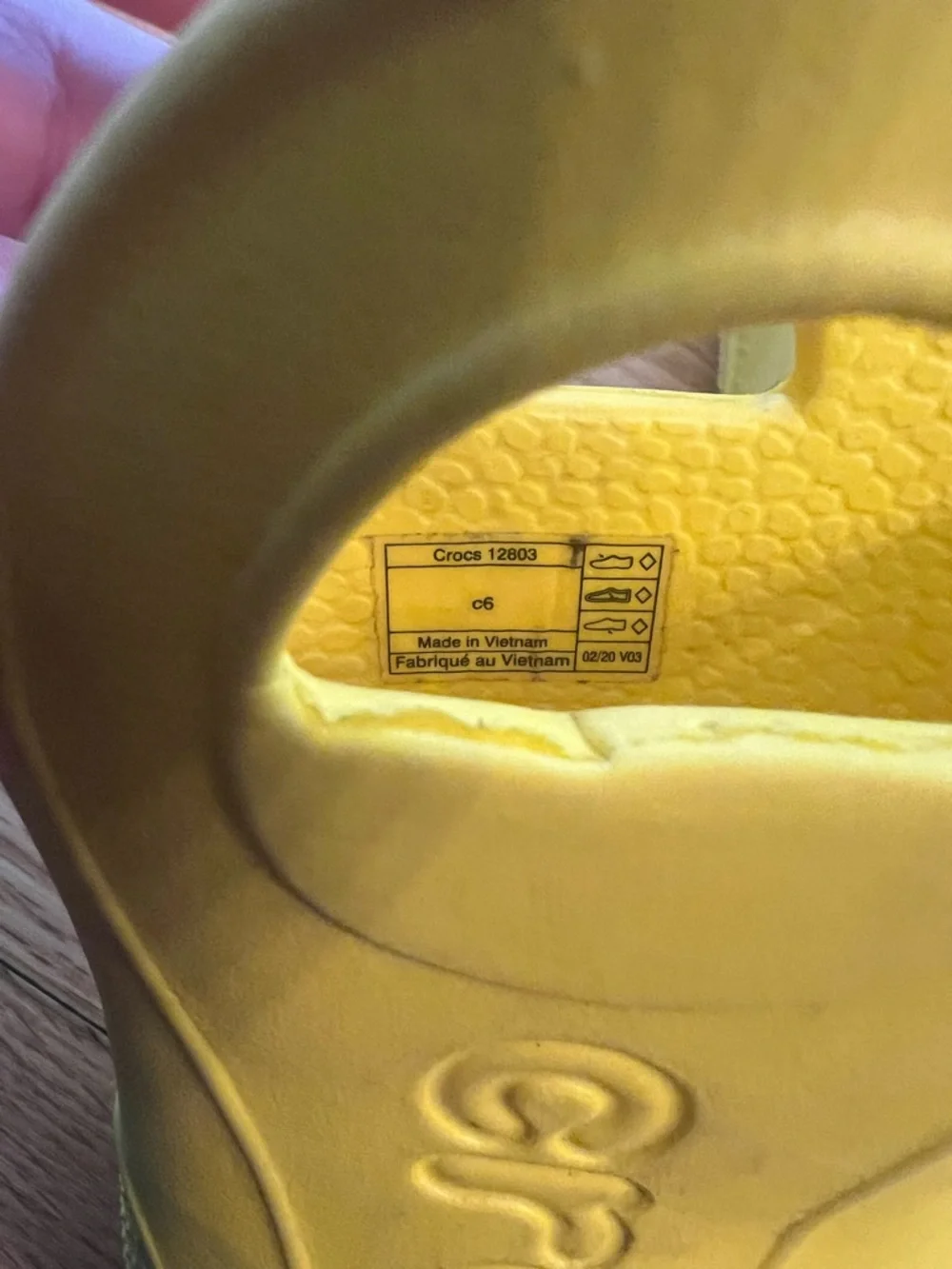 CROCS Kids Yellow Handle Rain Boots
